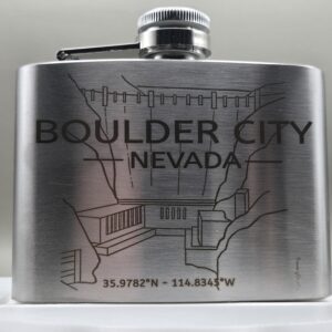 Hoover Dam Stainless Steel Flask