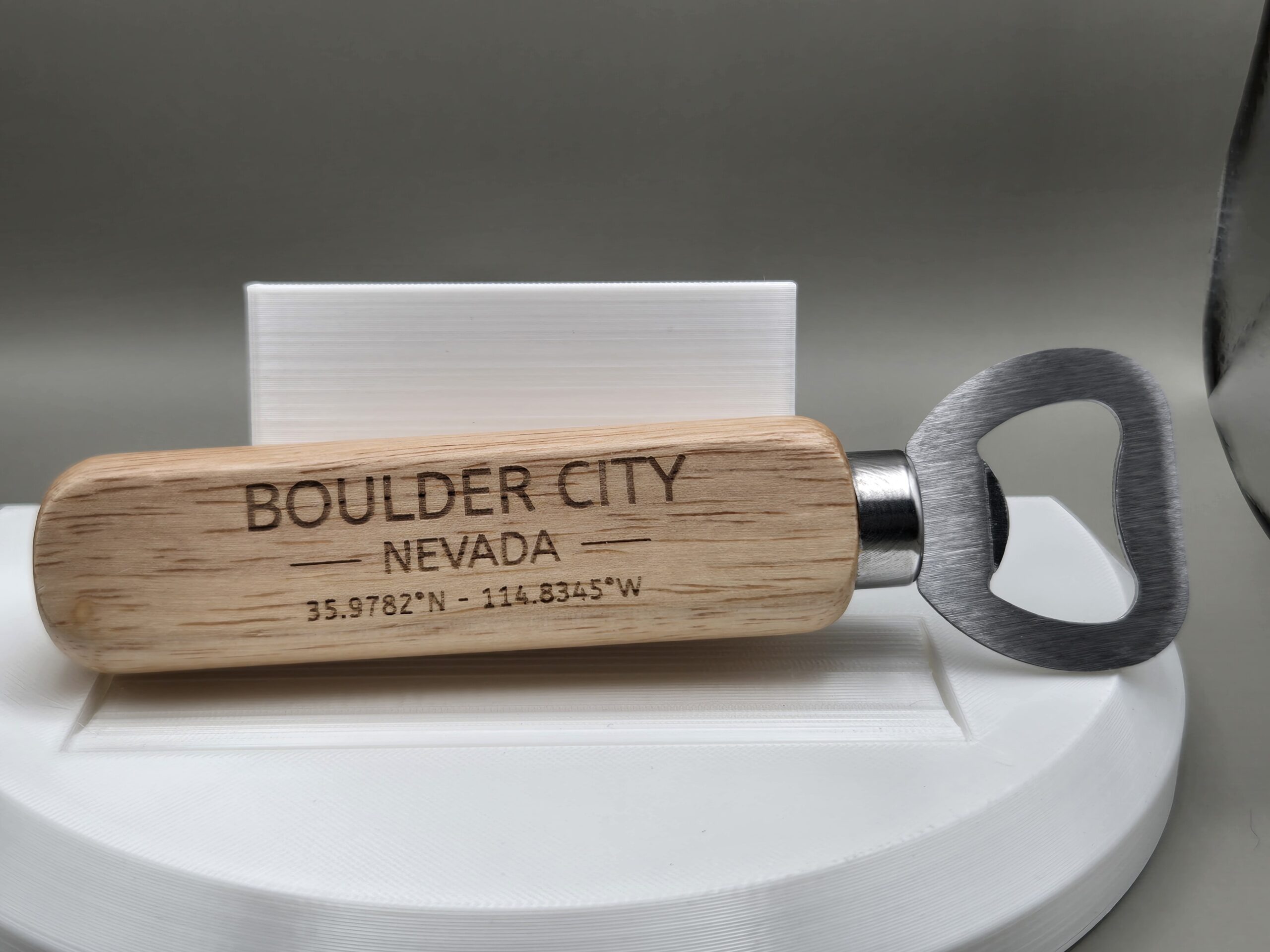 Boulder City Wooden Bottle Opener