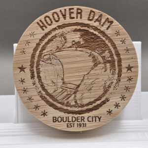 Hoover Dam Bamboo Magnetic Bottle Opener
