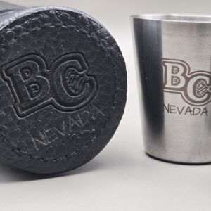 Boulder City, Nevada Stainless Steel Shot Glass Gift Set