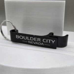Boulder City Bottle Opener Keychain