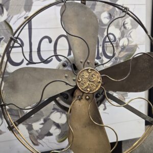 Antique General Electric GE Type AOU Oscillating Desk Fan – 4 Blade