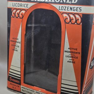 Vintage Y&S Old Fashioned Licorice Lozenges 5-Lb Advertising Display Tin – National Licorice Co.
