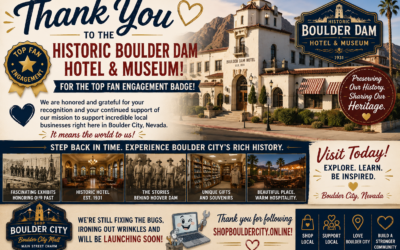 🏨🏆 A Heartfelt THANK YOU to the Historic Boulder Dam Hotel & Museum! ❤️